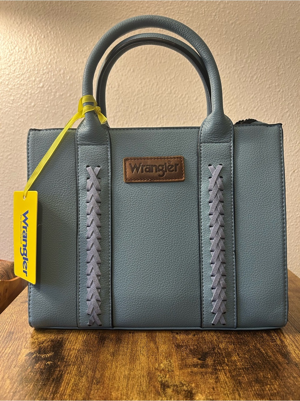 Wrangler Whipstitch Crossbody Purse Jean NWT